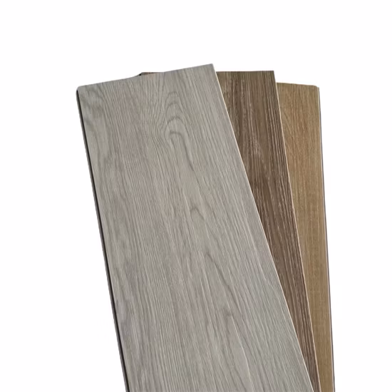 Campioni gratuiti impermeabili Unilin fare clic su pavimenti in plastica rigida in plastica di colore legno con clic in vinile PVC Spc con un buon prezzo per l'hotel